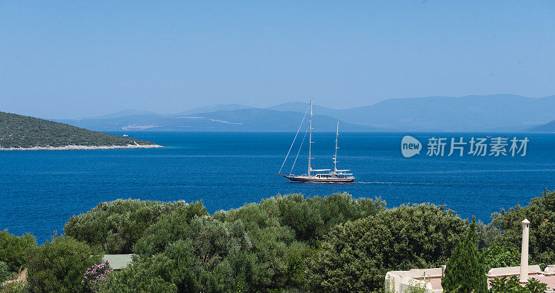 我的golturkbook coast在Bodrum,Turkey